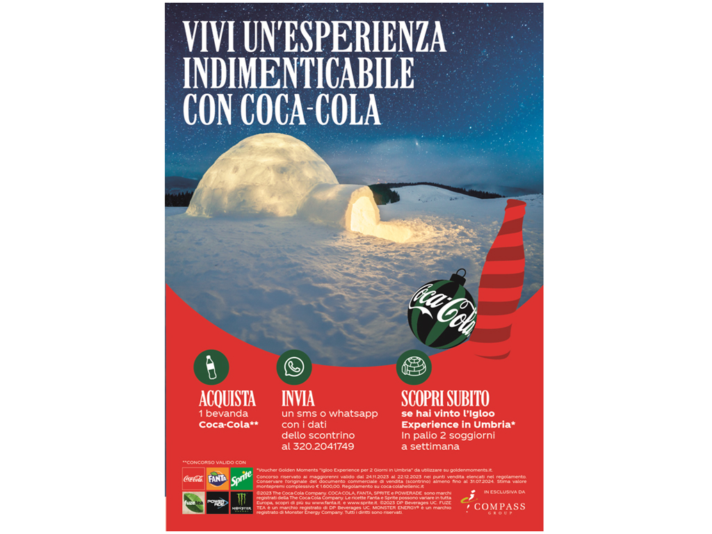 VINCI CON COCA-COLA E COMPASS