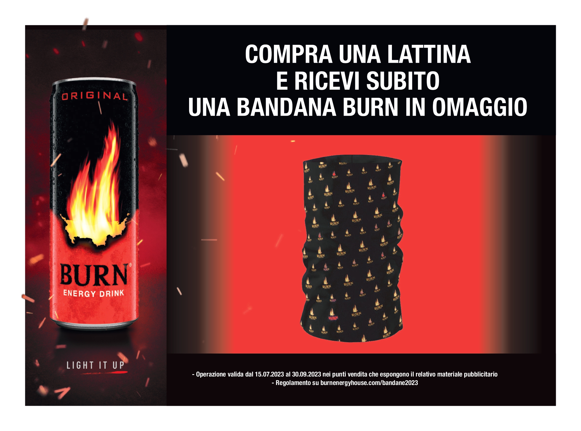 BURN TI REGALA LA BANDANA