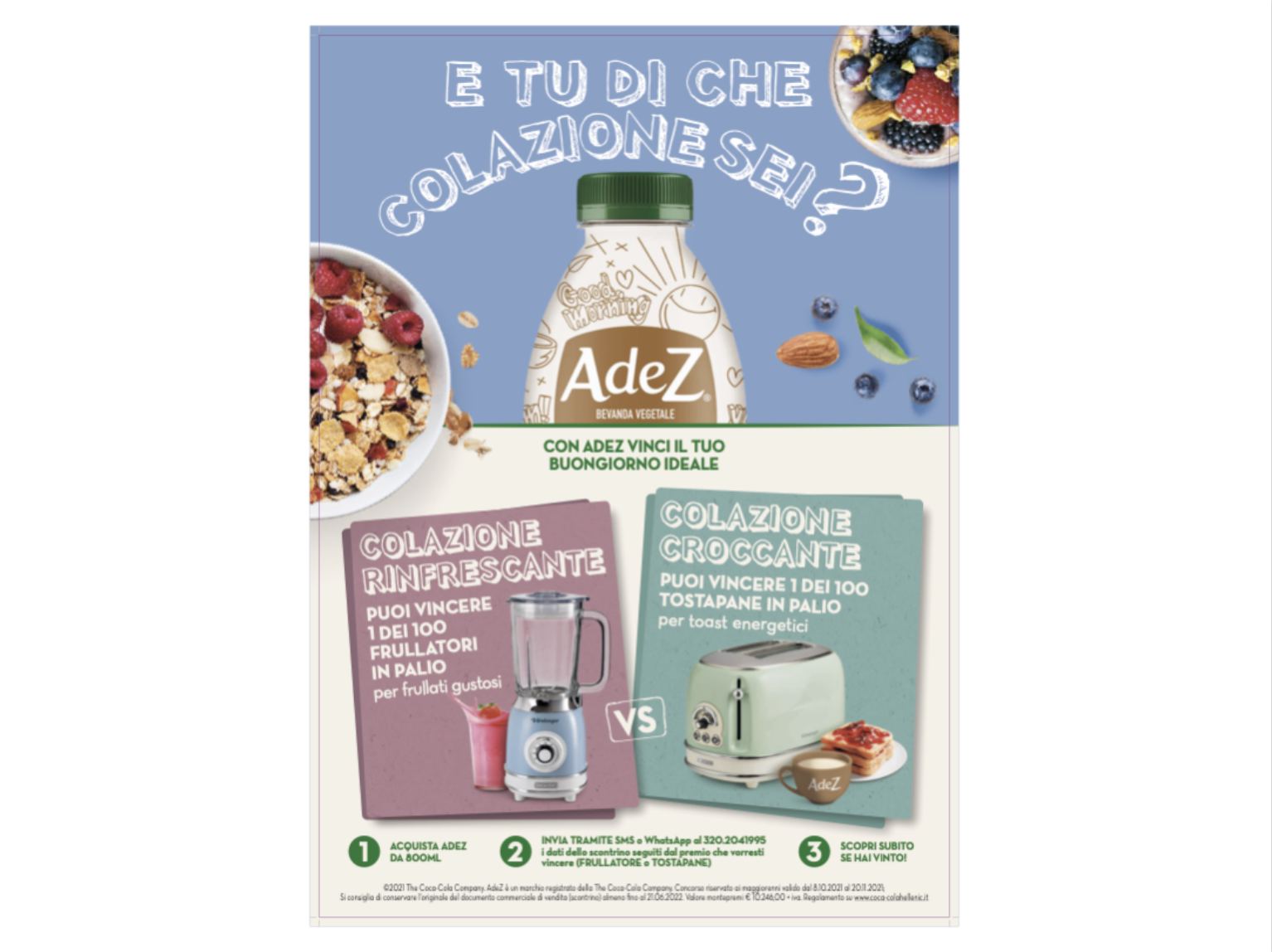 Concorso Adez E tu di che colazione sei?: vinci elettrodomestici Vintage  Ariete (il premio lo scegli tu) - DimmiCosaCerchi