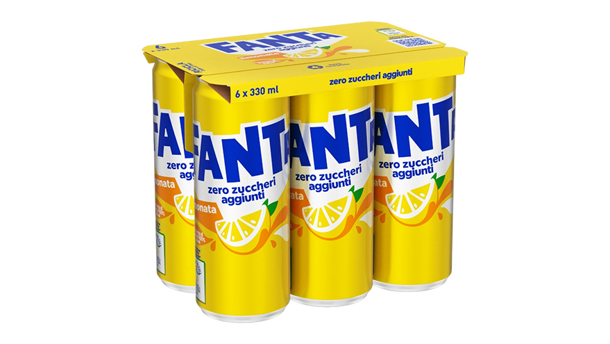 Fanta lemonade with no added sugar