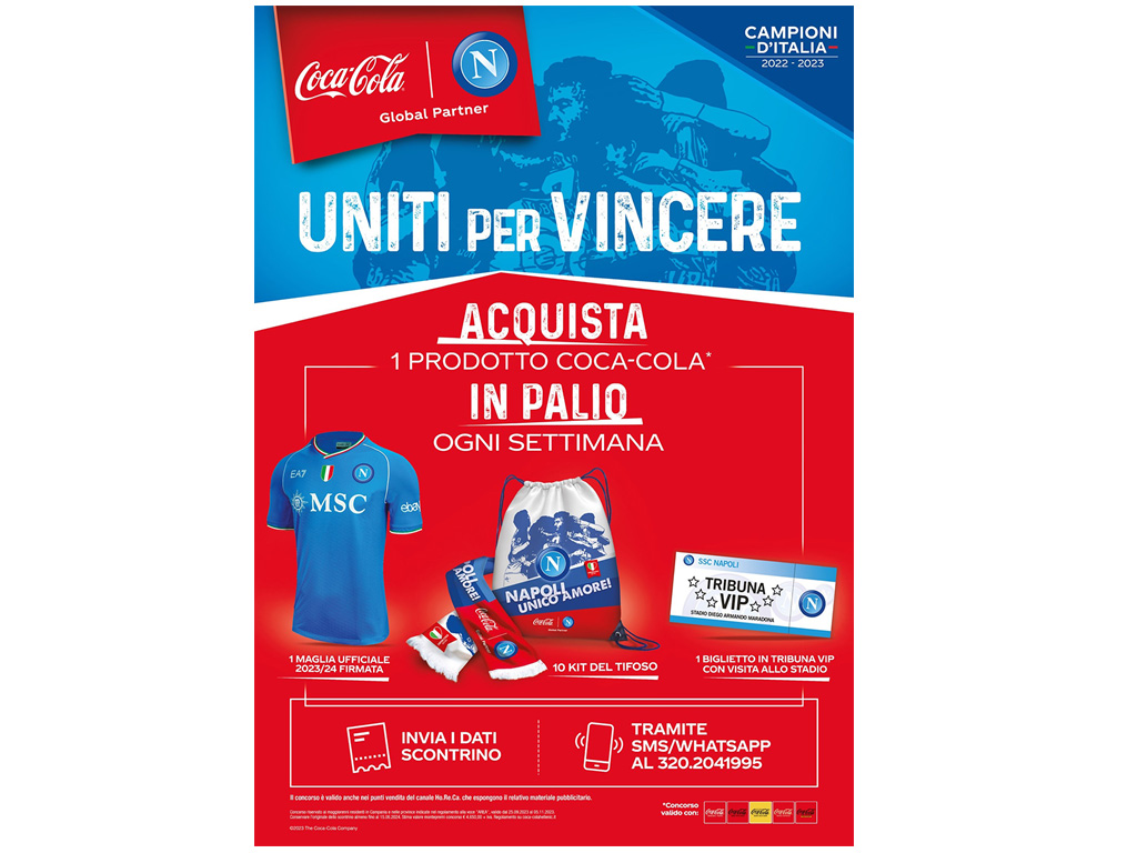 COCA-COLA AND NAPOLI UNITED TO WIN