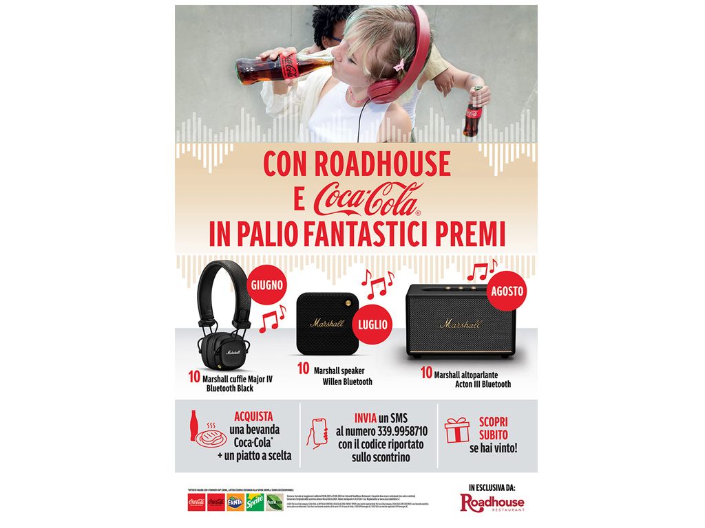 FANTASTIC PRIZES UP FOR GRABS WITH ROADHOUSE AND COCA-COLA UP FOR GRABS