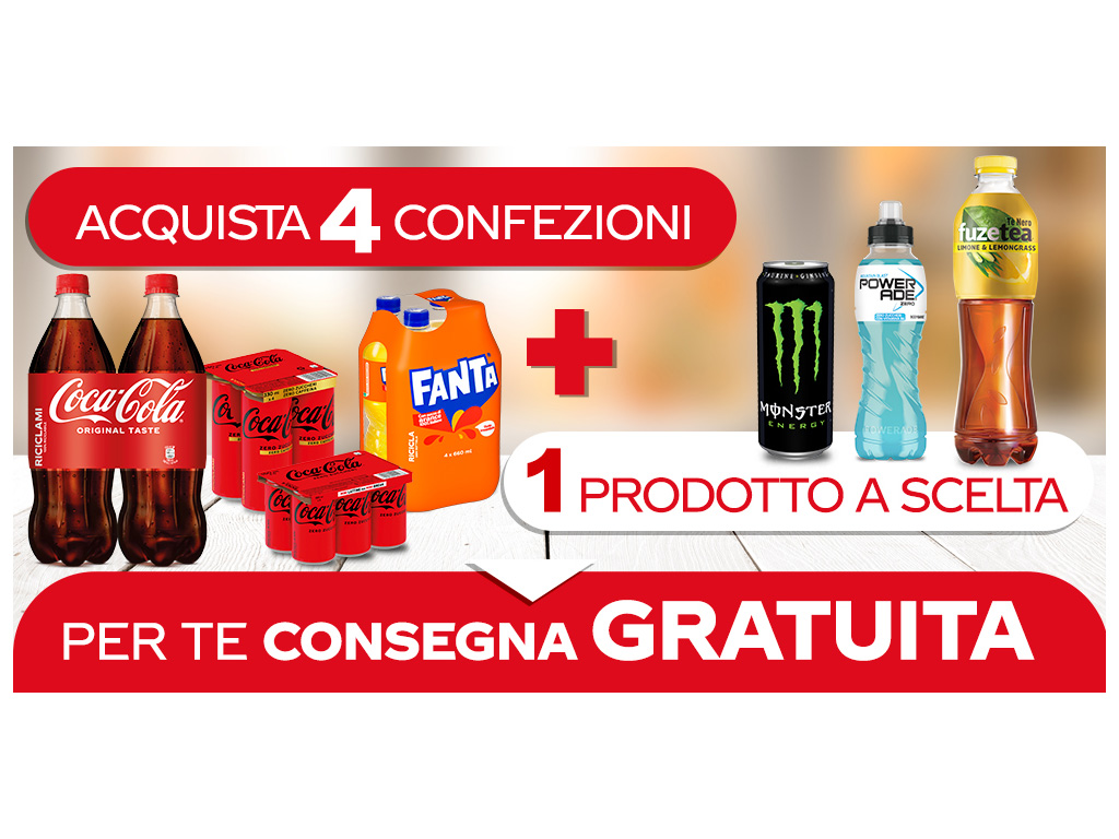 ESSELUNGA - WITH COCA-COLA DELIVERY IS FREE - APRIL