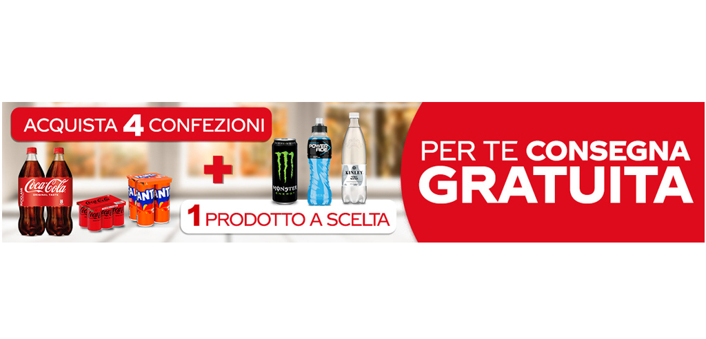 Esselunga - With Coca-Cola-delivery is free - February