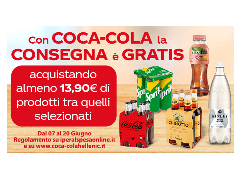 IPERAL - FREE DELIVERY WITH COCA-COLA - JUNE 2023