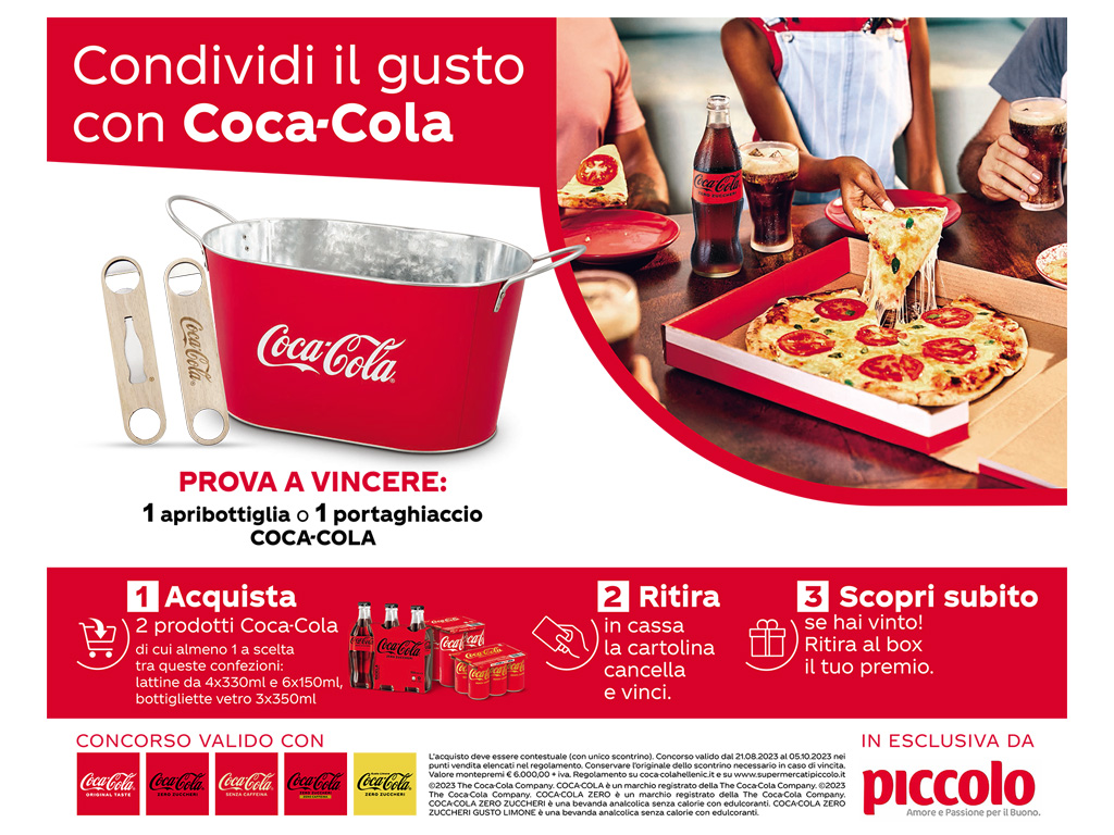 WIN WITH COCA-COLA AND PICCOLO