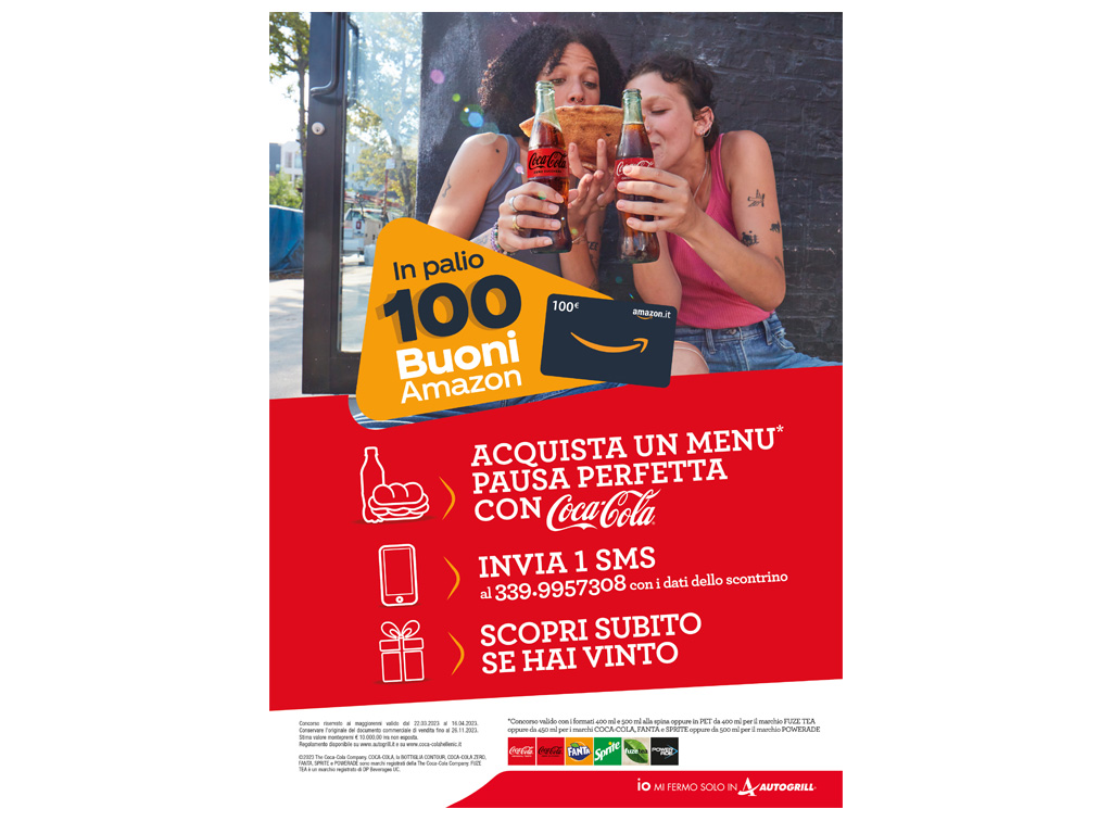 Win with Autogrill and Coca-Cola