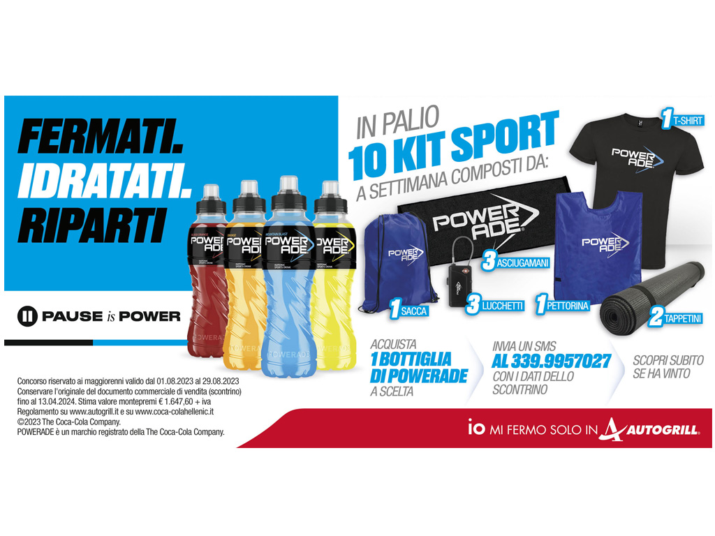 WIN WITH AUTOGRILL AND POWERADE