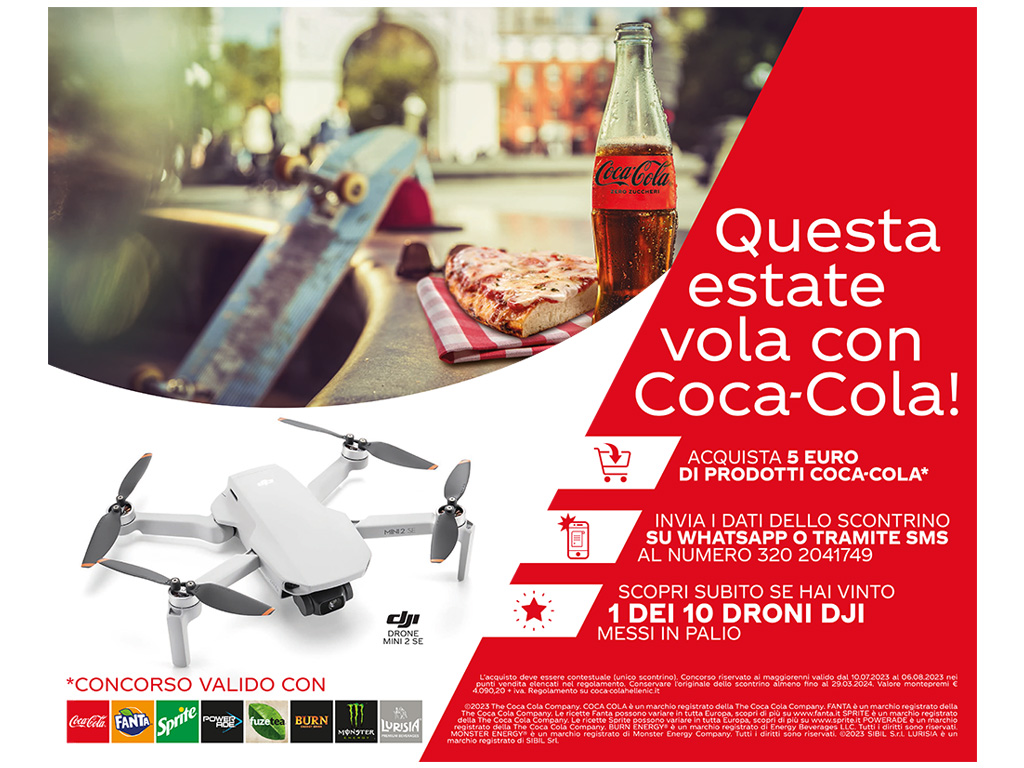 WIN THE DRONE WITH COCA-COLA