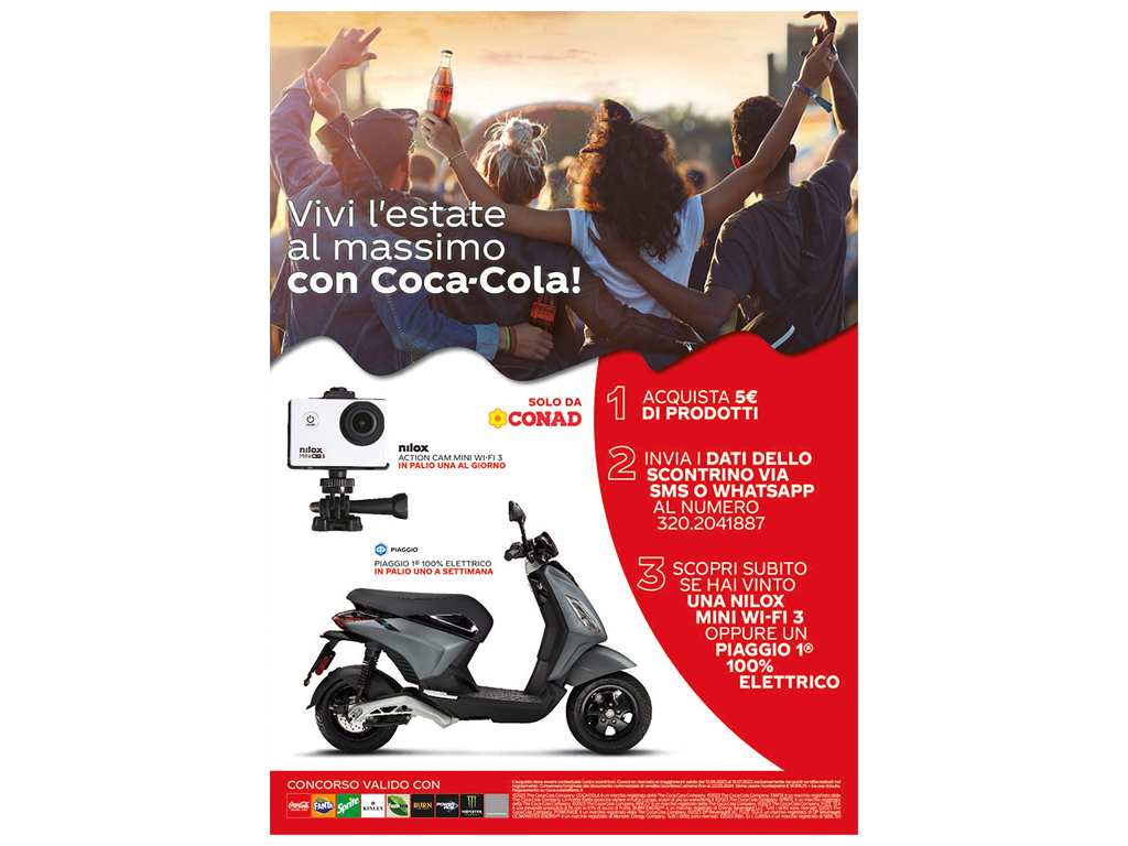 LIVE YOUR SUMMER WITH COCA-COLA AND CONAD