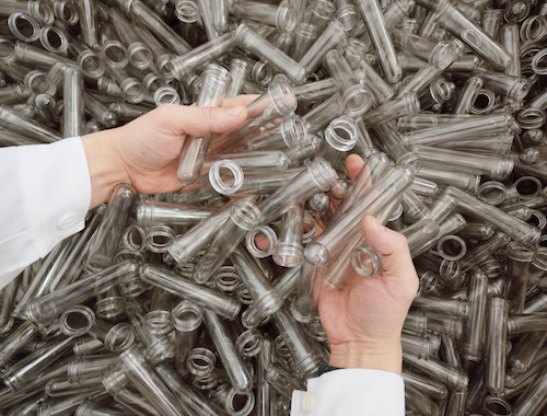 Manufacturing of plastic PET bottles. Preform; Shutterstock ID 636399803; purchase_order: -; job: -; client: -TSL_HBC_LPstabilimento-2022_11_09; other: -