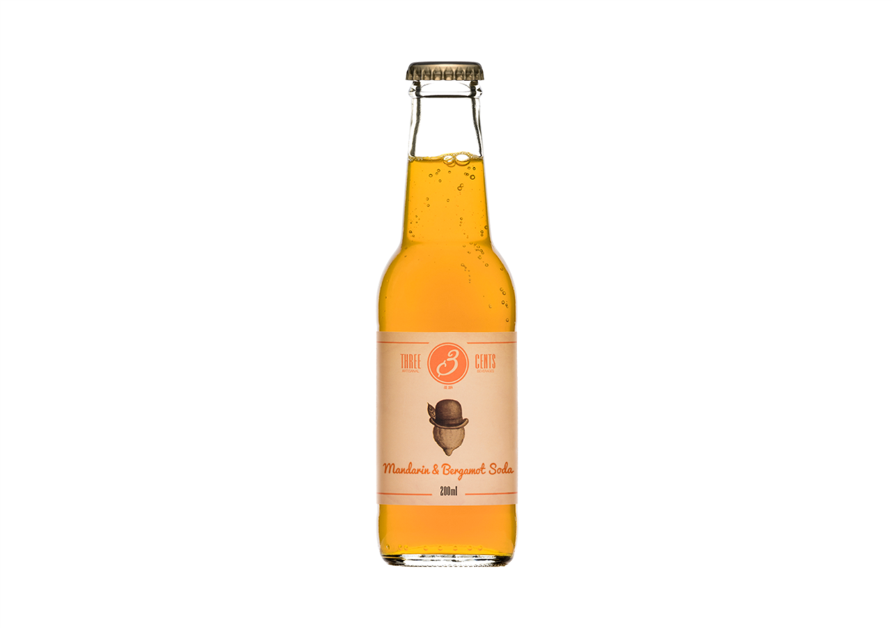 Three Cents Mandarin & Bergamot Soda