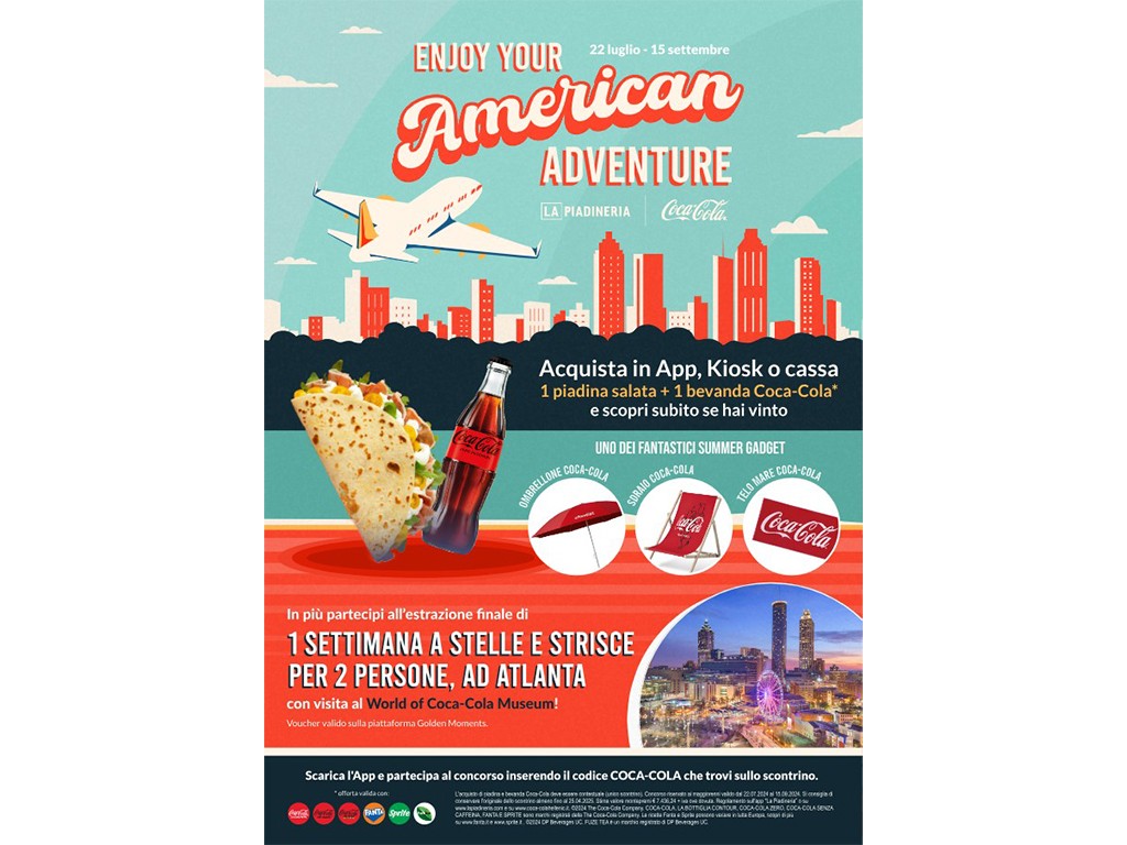 2024 LA PIADINERIA - ENJOY YOUR AMERICAN ADVENTURE