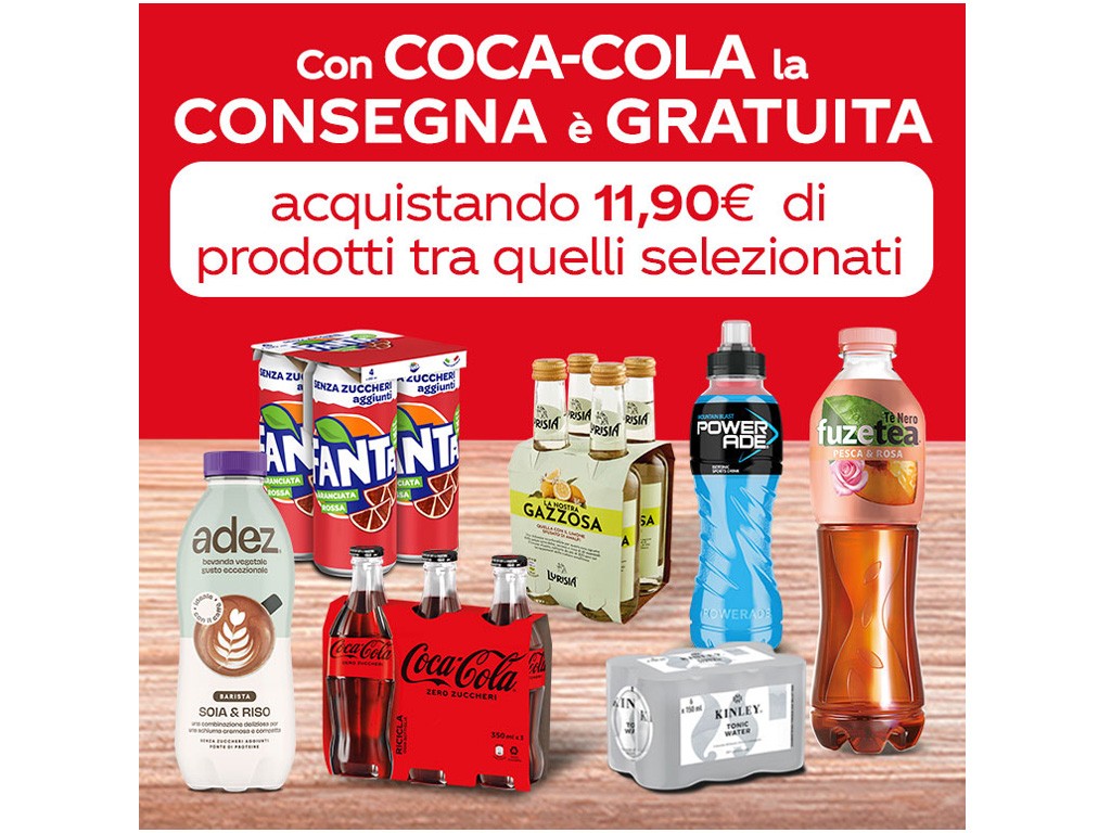 CARREFOUR - CONSEGNA GRATUITA CON COCA-COLA - GIUGNO 2023