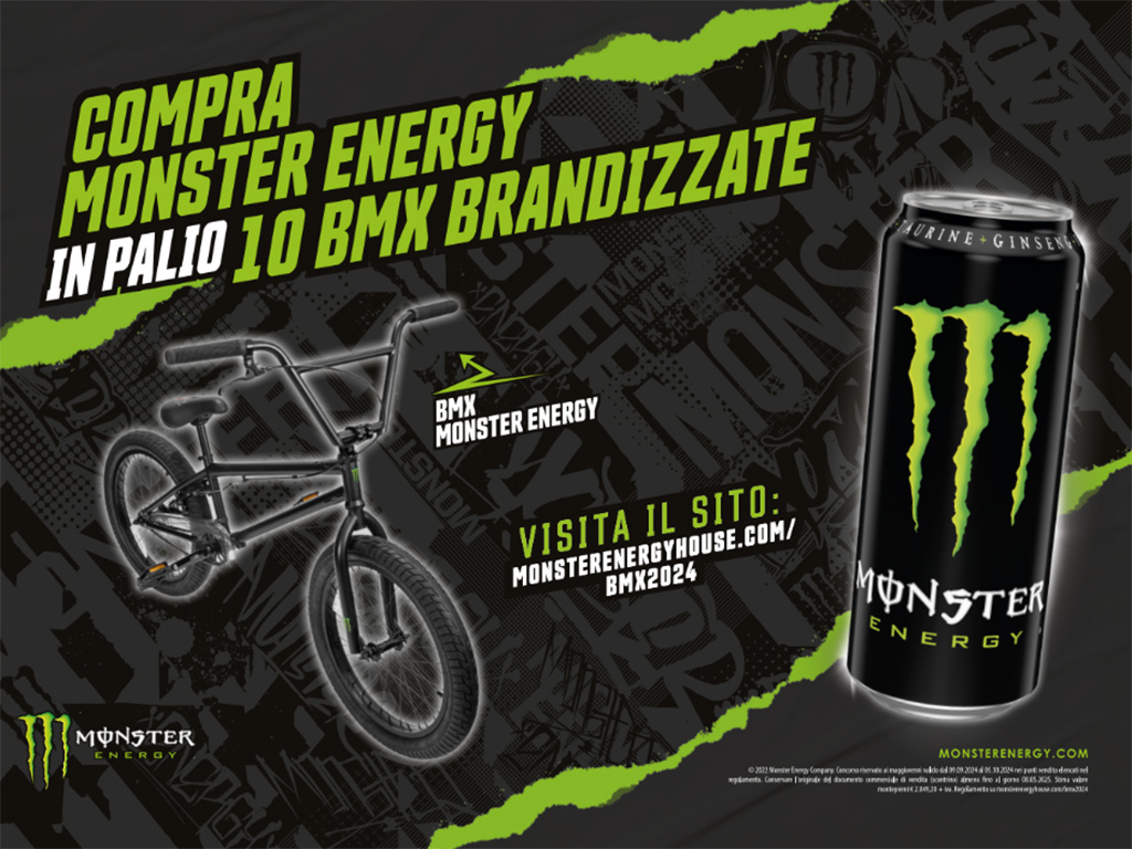 Compra Monster e prova a vincere la BMX