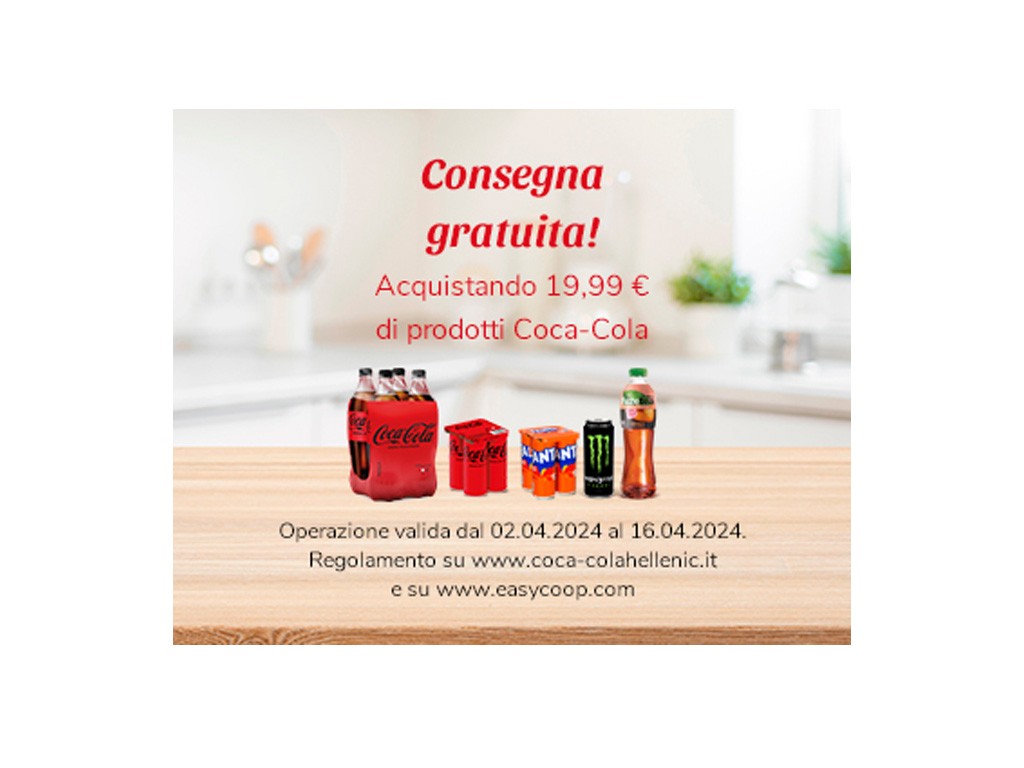 EASYCOOP - CONSEGNA GRATUITA CON COCA-COLA - APRILE