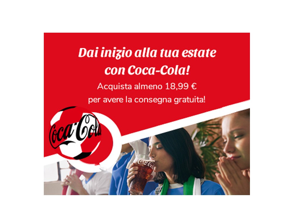 EASYCOOP - CONSEGNA GRATUITA CON COCA-COLA - GIUGNO