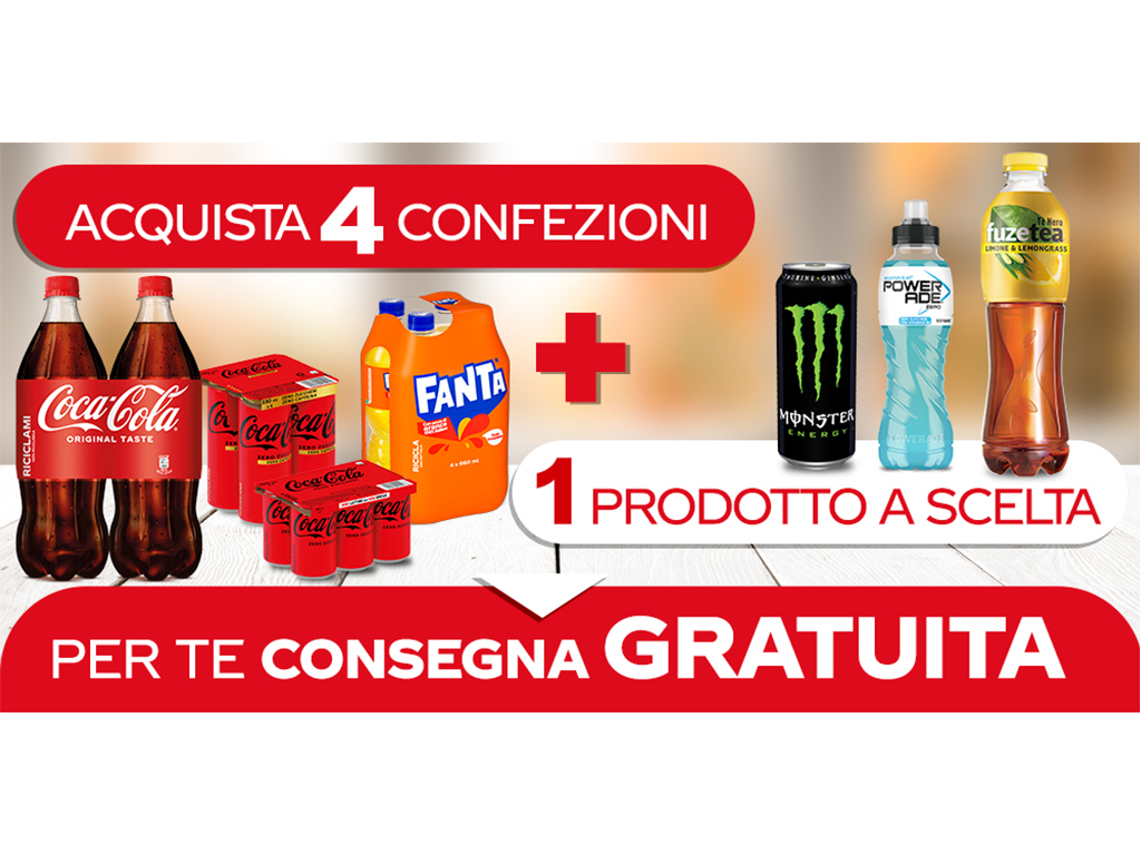 ESSELUNGA - CON COCA-COLA LA CONSEGNA È GRATUITA - MARZO