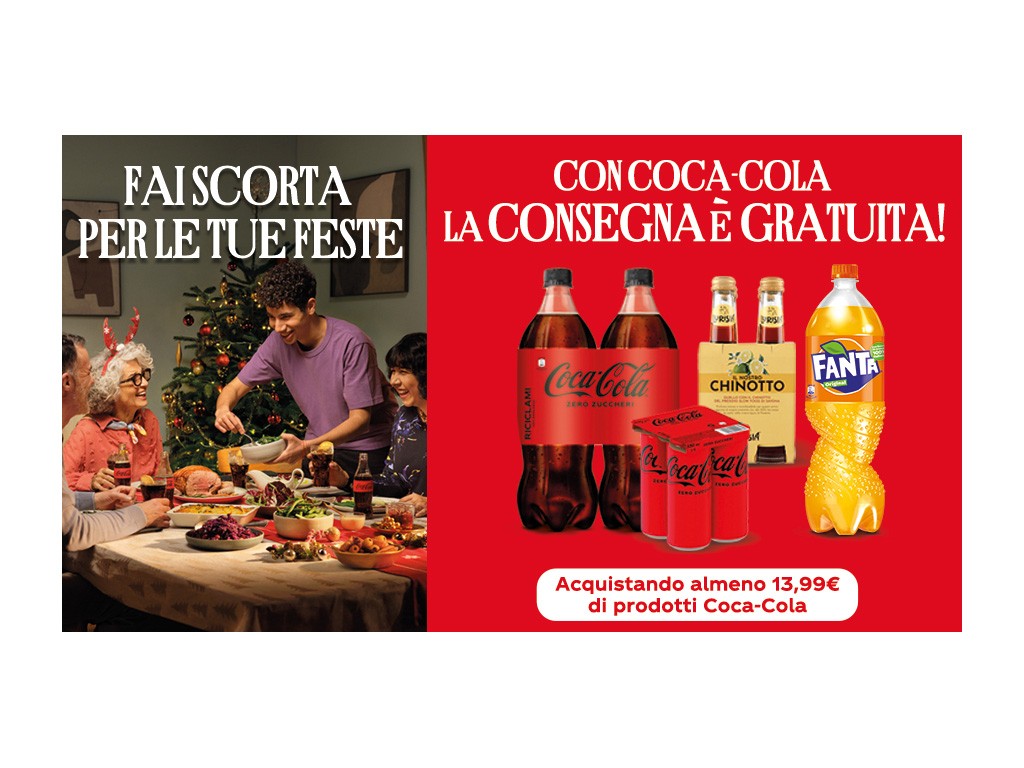 TIGROS - CONSEGNA GRATUITA CON COCA-COLA - DICEMBRE 2023