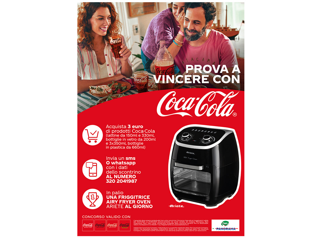VINCI CON COCA-COLA E PAM