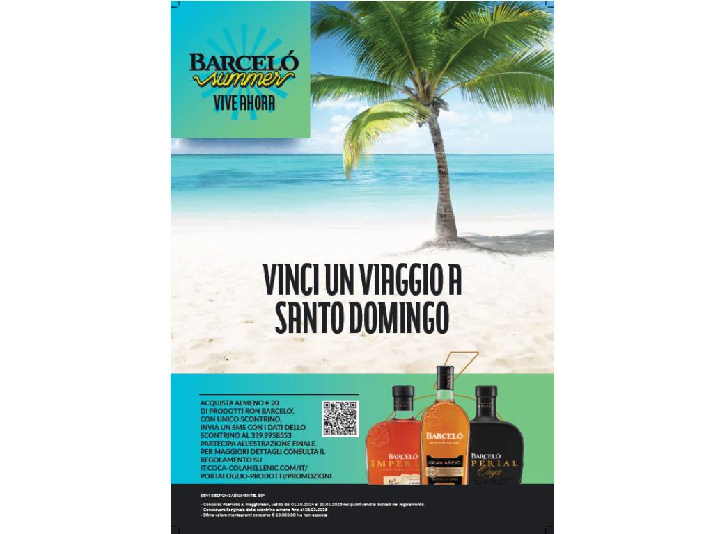 VINCI UN VIAGGIO PER DUE A SANTO DOMINGO CON RON BARCELÒ